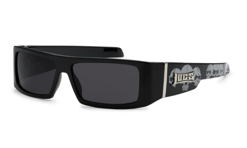 UNLEASH THE EDGE: LOCS 8LOC9058-SKL SKULL MEN'S SUNGLASSES