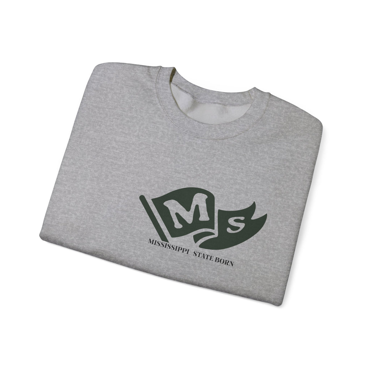 Michigan State Born and Raised Sweatshirt - Great Lakes State Pride Design