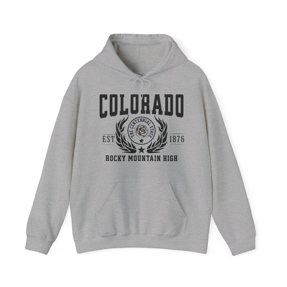 Colorado State Legacy Hoodie – "Rocky Mountain High" | Unisex Adventure Pullover | Cozy Mountain Vibes Sweatshirt