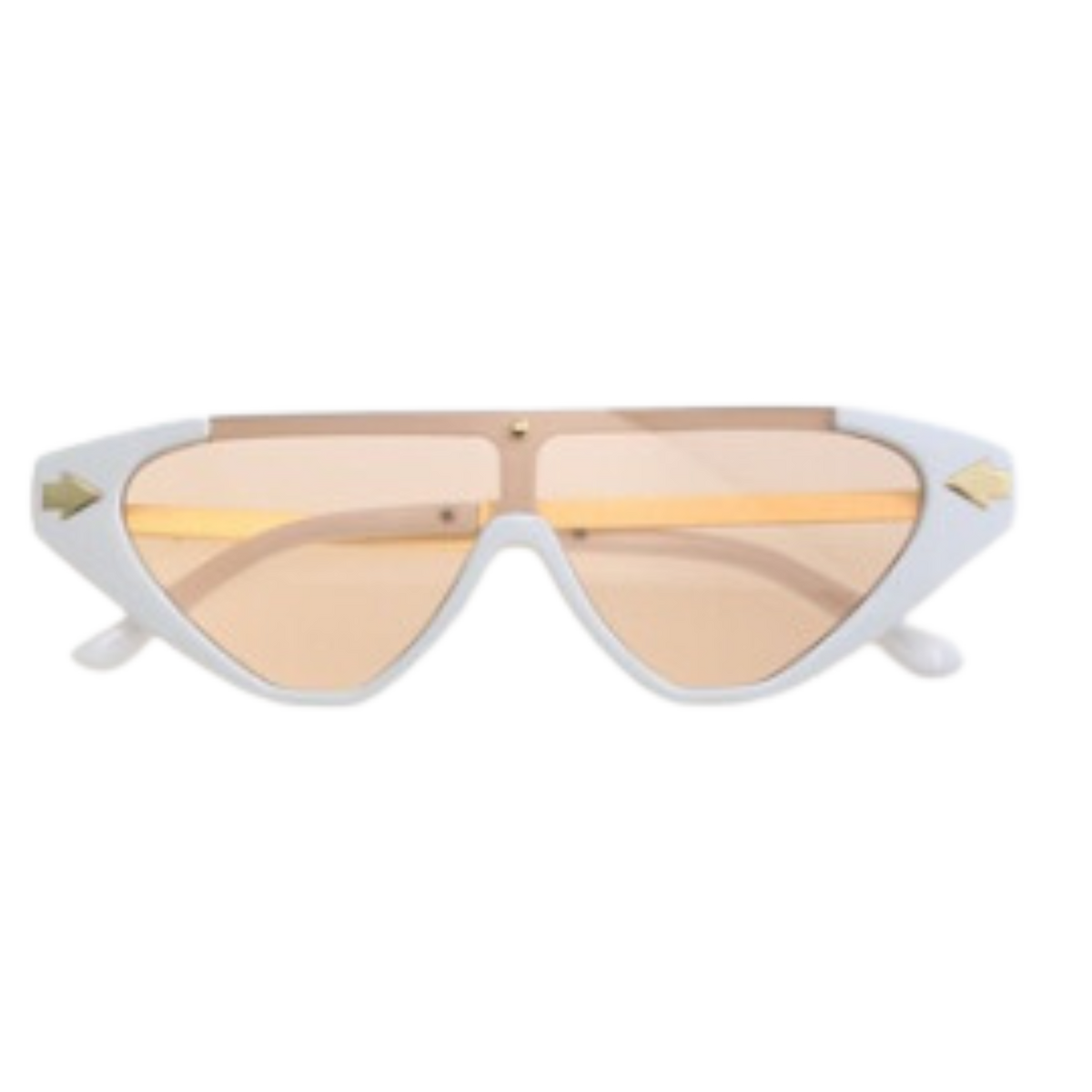 CAT-EYE CHIC: NEW EDGE EYEWEAR 96473 SHIELD FASHION SUNGLASSES