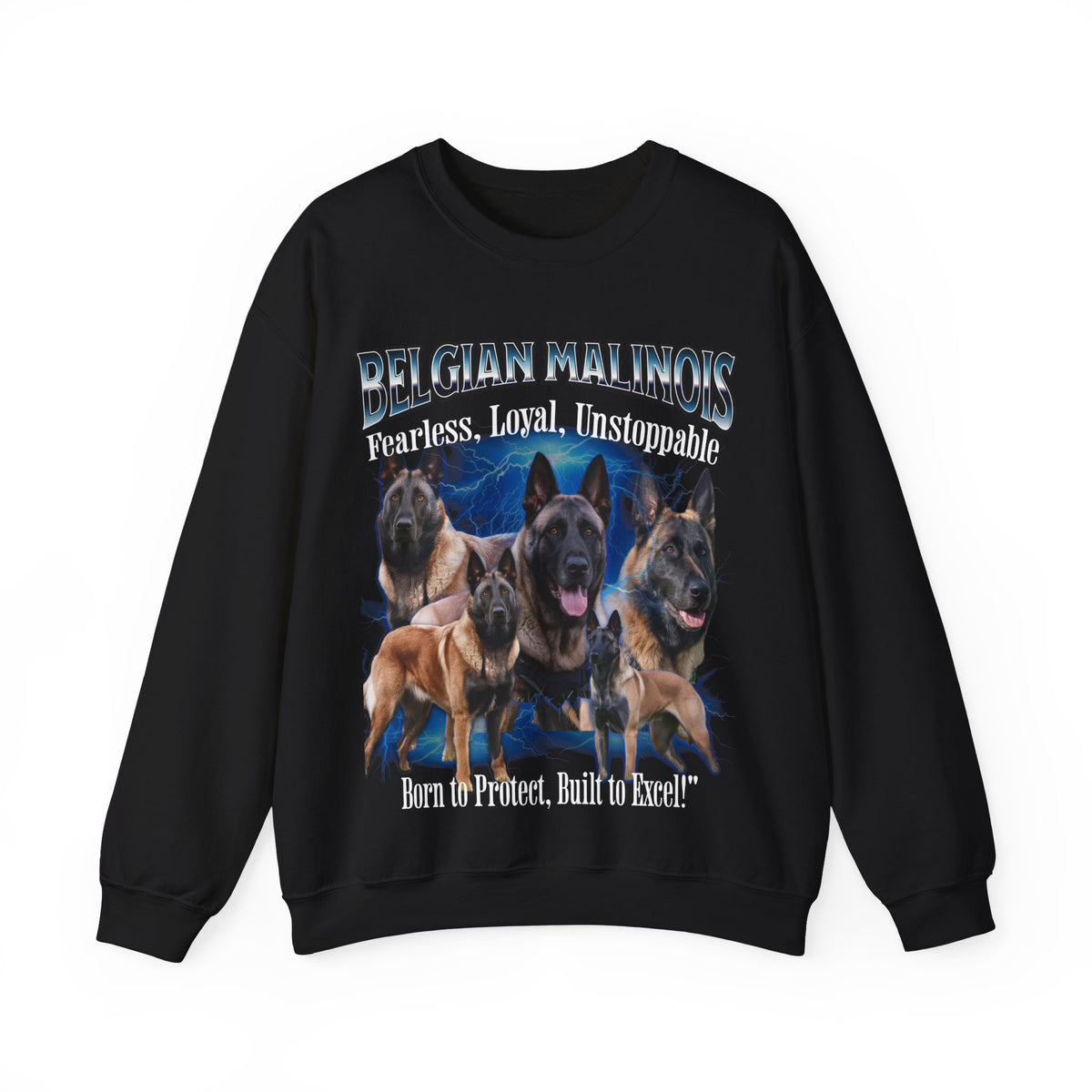 Bernese Mountain Dog Bootleg Collage Sweatshirt – Born for the Mountains, Made for Your Heart | Unisex Dog Lover Pullover