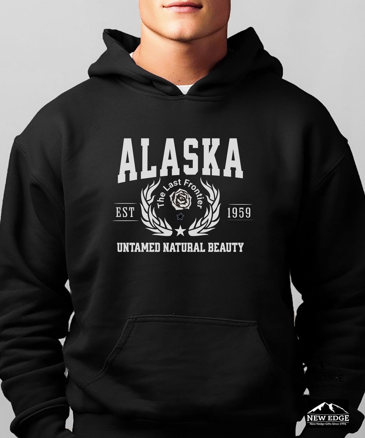 Alaska State Legacy Unisex Hoodie – "Untamed Natural Beauty" Cozy Adventure-Ready Pullover for Outdoor Lovers & Alaska Fans