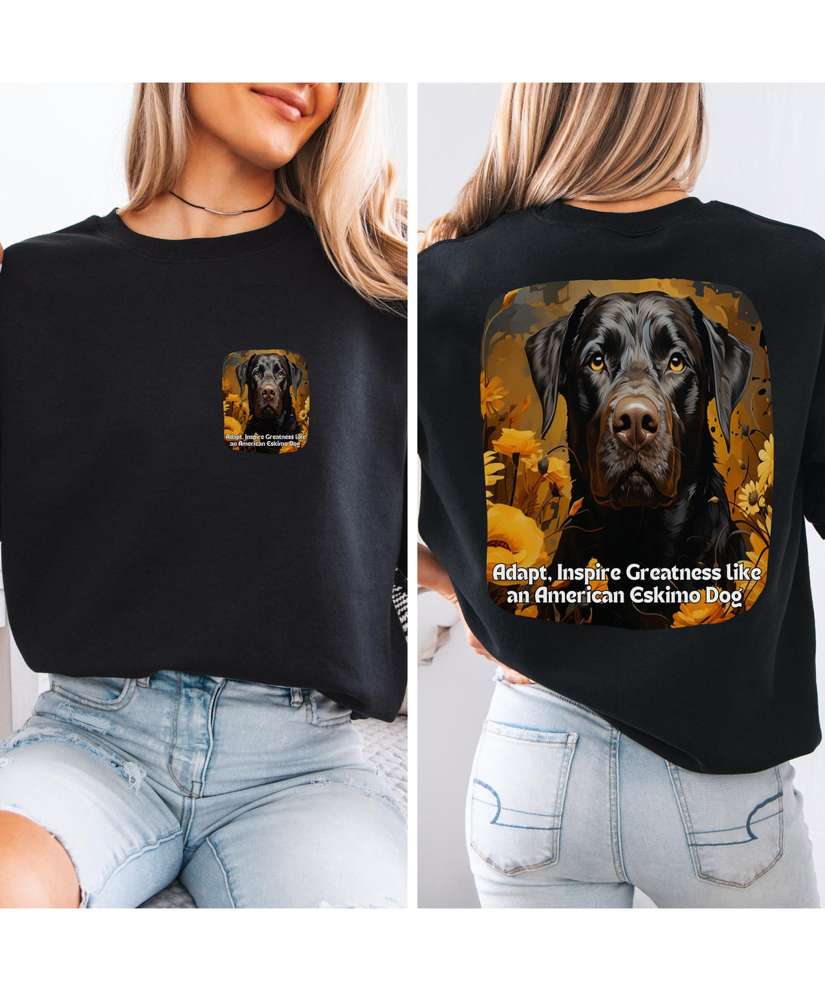 Sunflower Pug Dog Unisex Sweatshirt – Big Heart, Bigger Attitude – Pug Energy Never Fades!