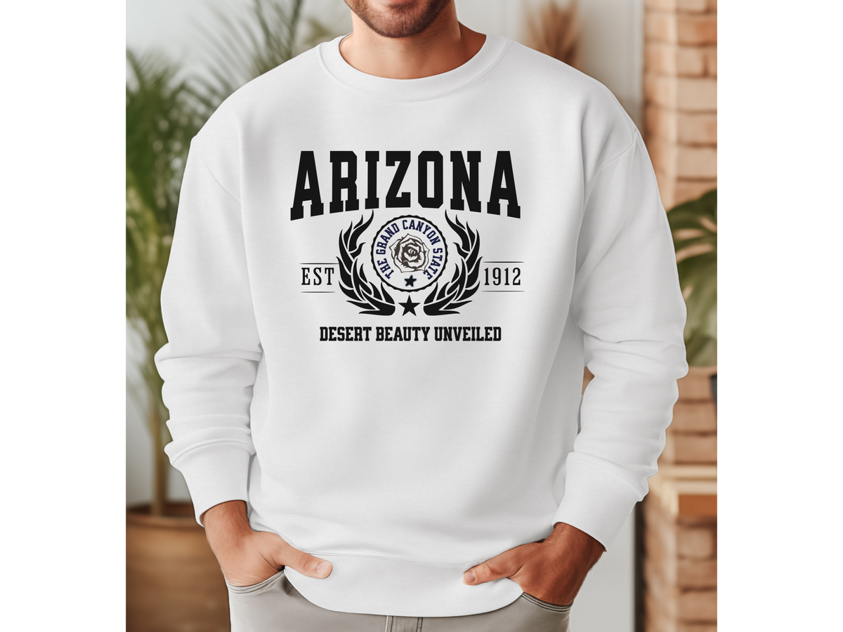 Arizona State Legacy Unisex Sweatshirt – Desert Beauty Unveiled | Sonoran Pride Crewneck