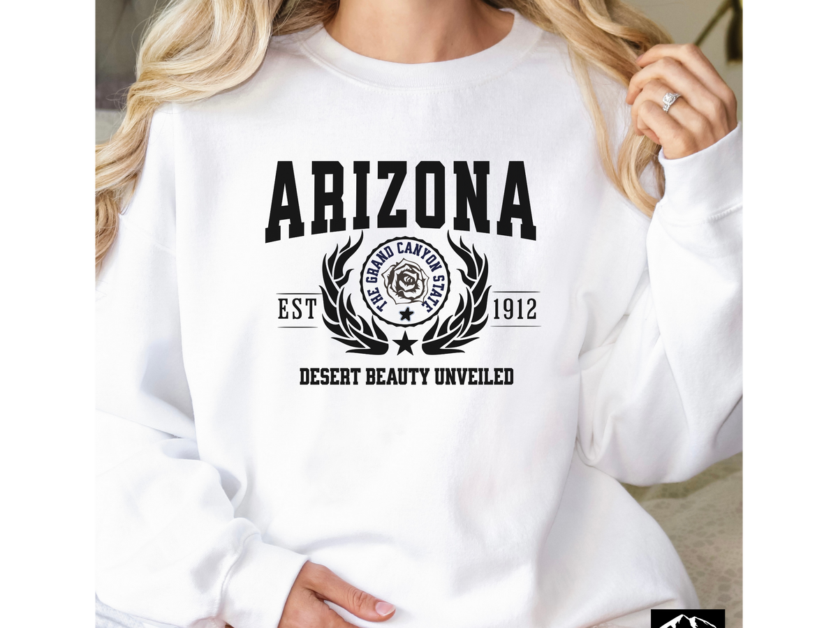 Arizona State Legacy Unisex Sweatshirt – Desert Beauty Unveiled | Sonoran Pride Crewneck