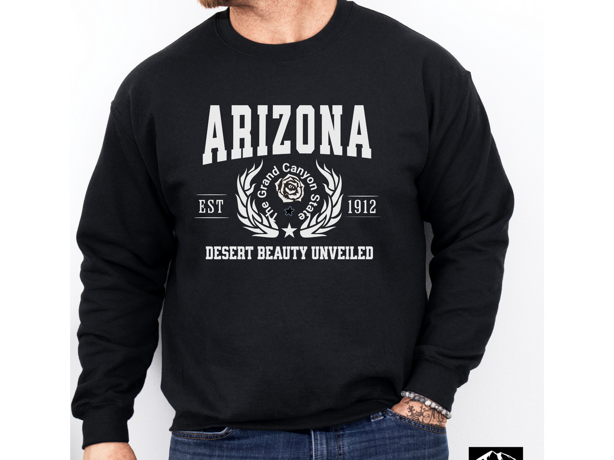 Arizona State Legacy Unisex Sweatshirt – Desert Beauty Unveiled | Sonoran Pride Crewneck