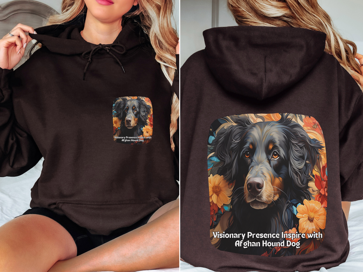 Sunflower Afghan Hound Sweatshirt – Visionary Presence, Inspire in Style