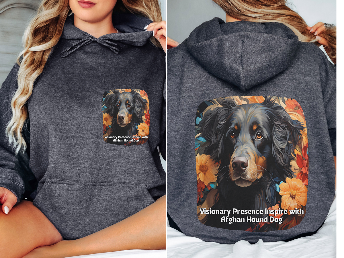 Sunflower Afghan Hound Sweatshirt – Visionary Presence, Inspire in Style
