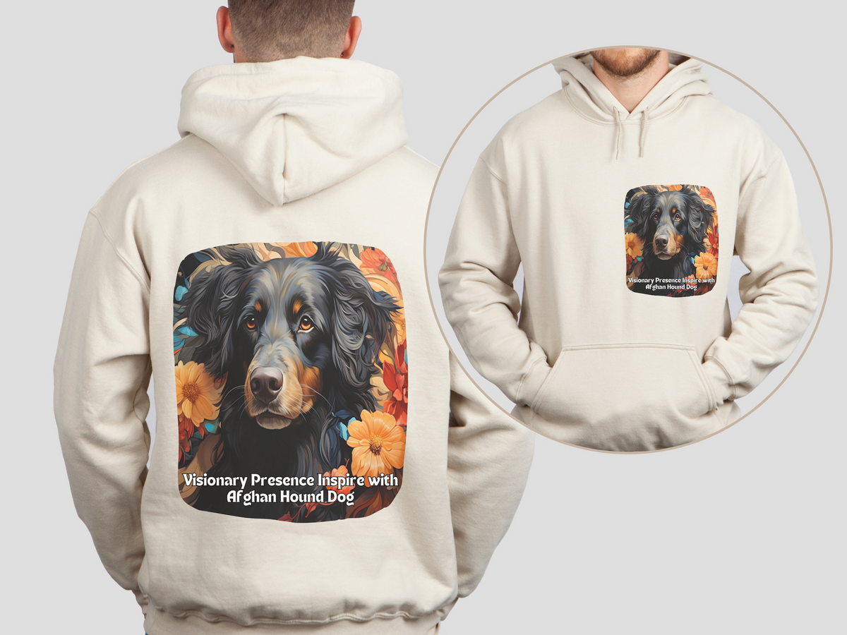 Sunflower Afghan Hound Sweatshirt – Visionary Presence, Inspire in Style