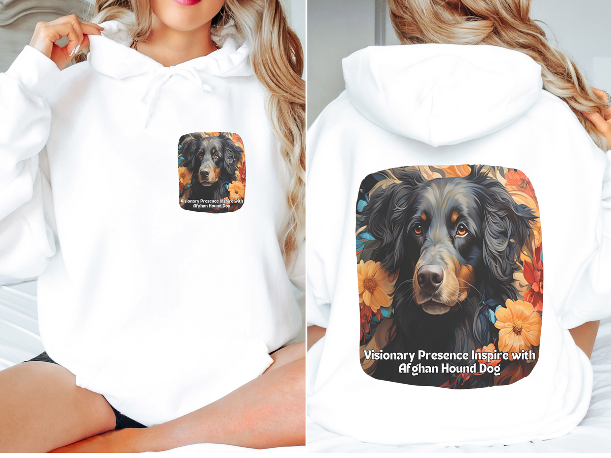 Sunflower Afghan Hound Sweatshirt – Visionary Presence, Inspire in Style