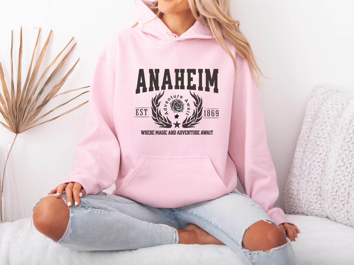 Anaheim California Legacy Unisex Hoodie – "Where Magic and Adventure Await"