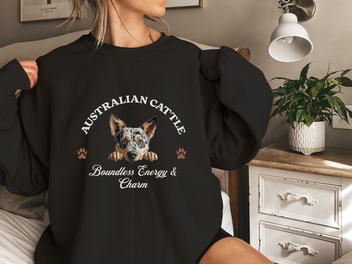 Australian Cattle Dog Sweatshirt – Boundless Energy & Charm – Unisex Herding Dog Lover Pullover