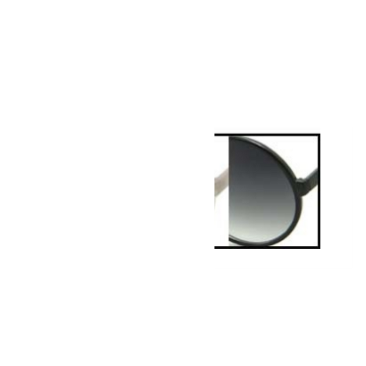 MAKE A STATEMENT: 80828 ROUND OVERSIZE SUNGLASSES BY NEW EDGE EYEWEAR"