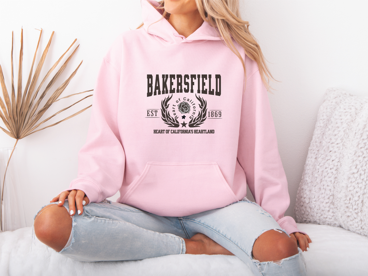 Bakersfield California Legacy Hoodie – "Heart of California’s Heartland" Unisex Sweatshirt