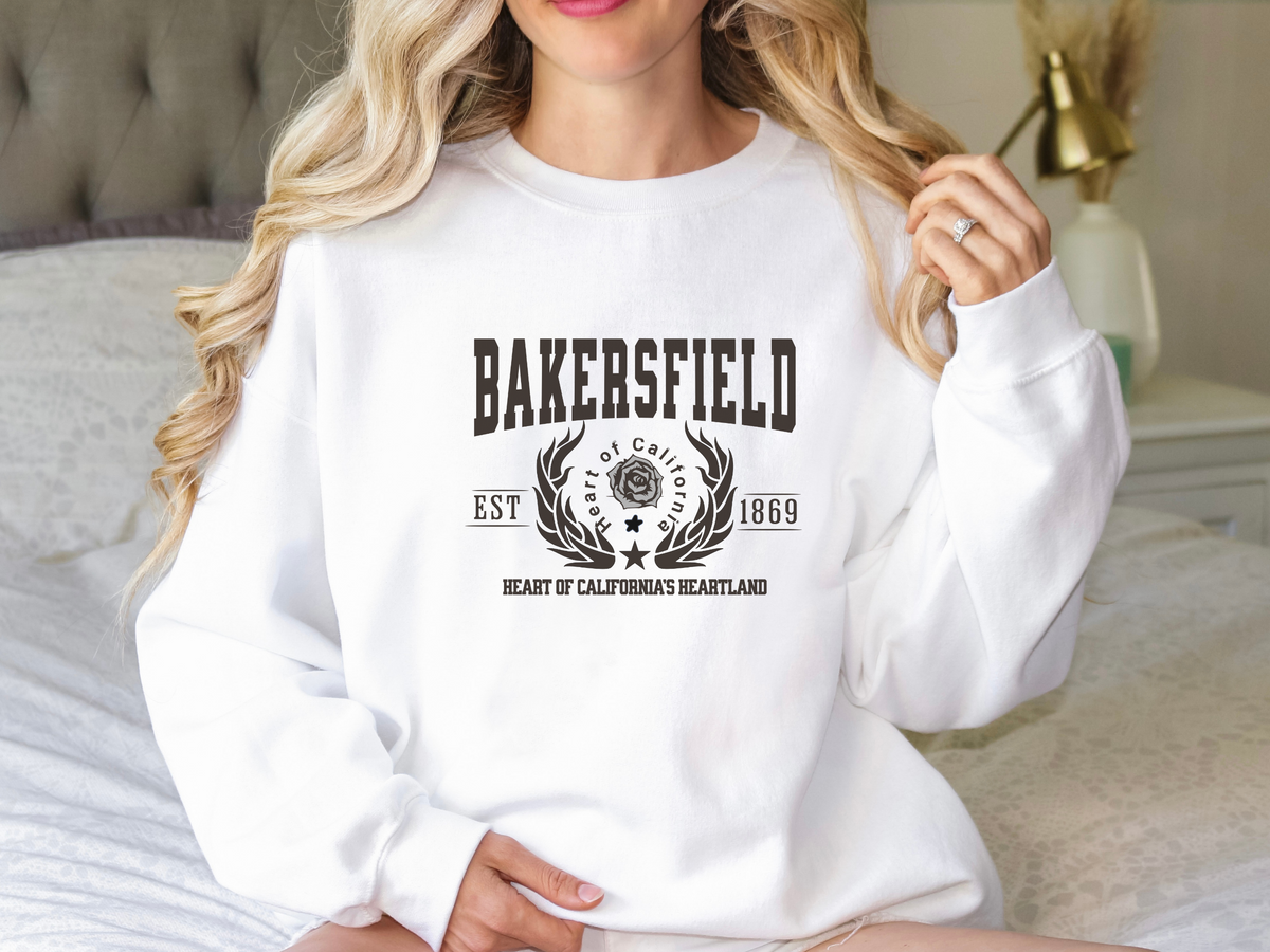 Bakersfield Legacy Unisex Sweatshirt Heart of California’s Heartland Comfort Pullover