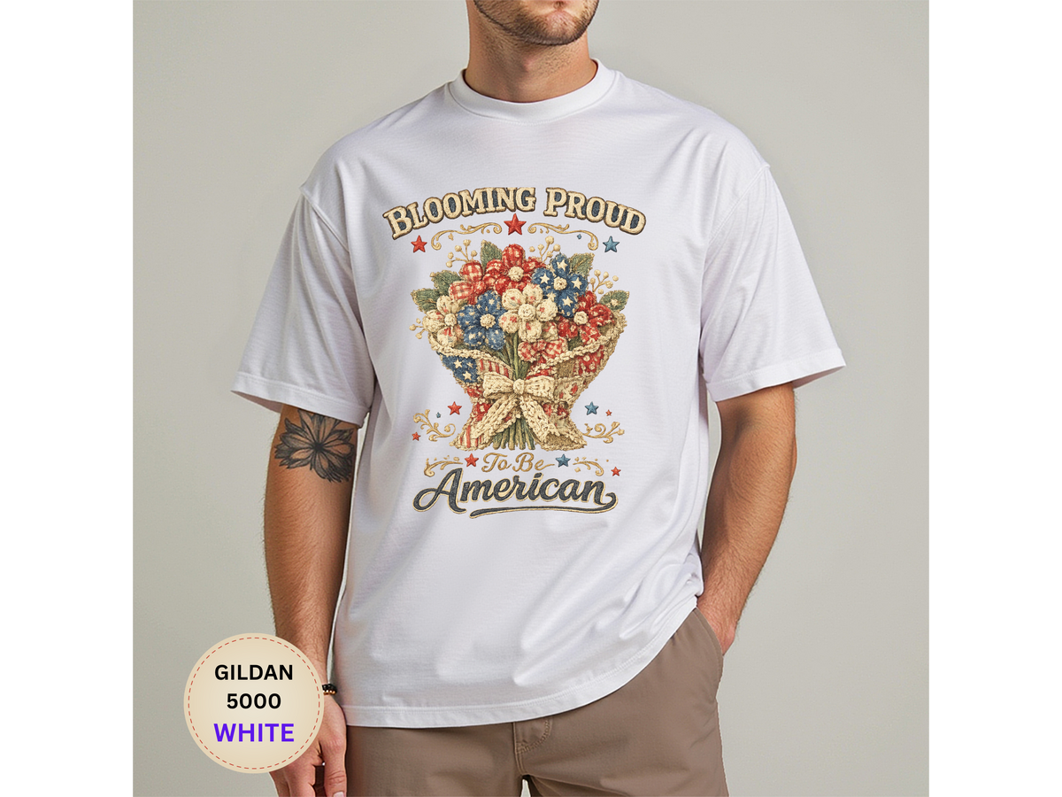 Blooming Proud to Be American T-Shirt
