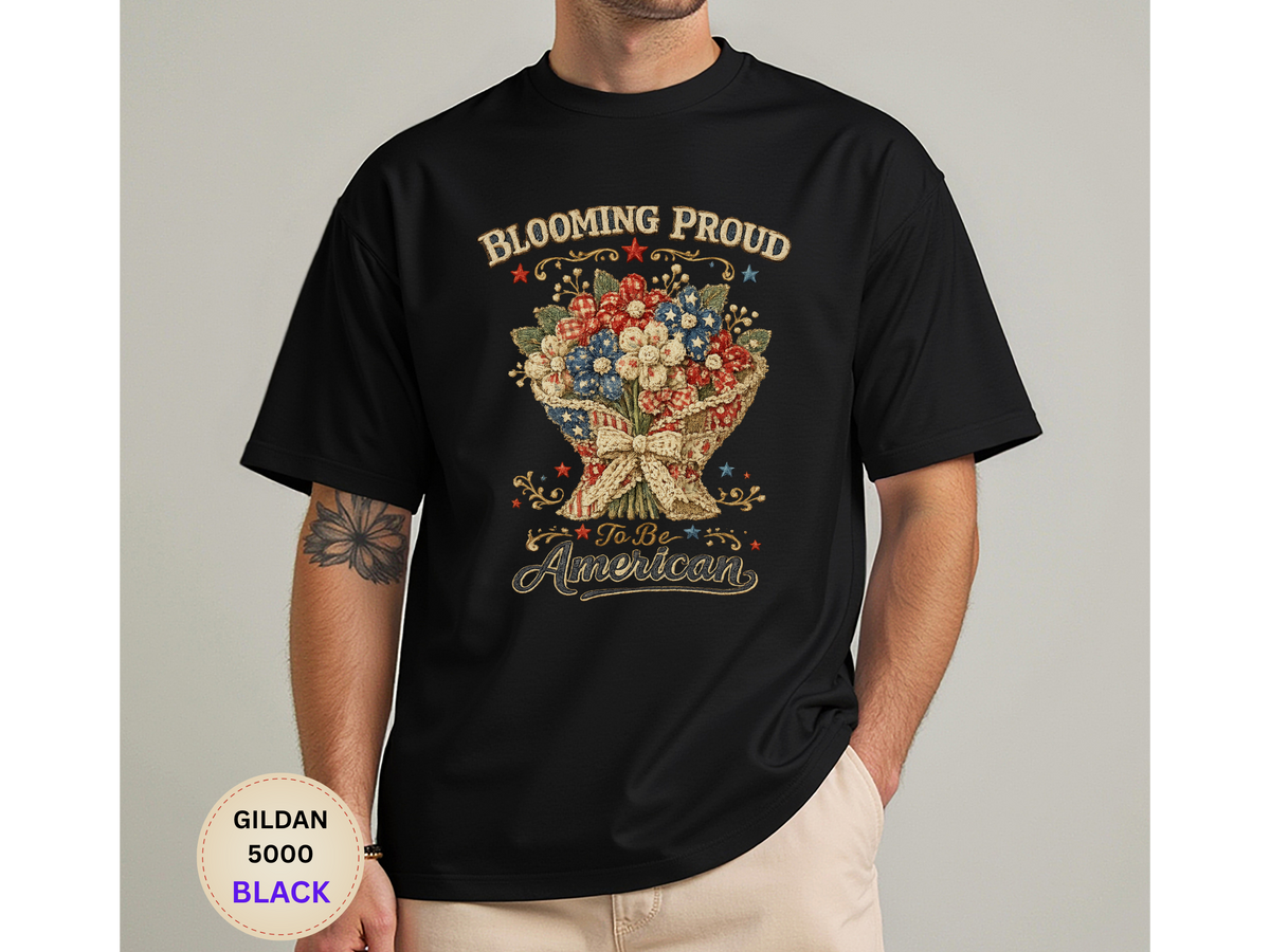 Blooming Proud to Be American T-Shirt