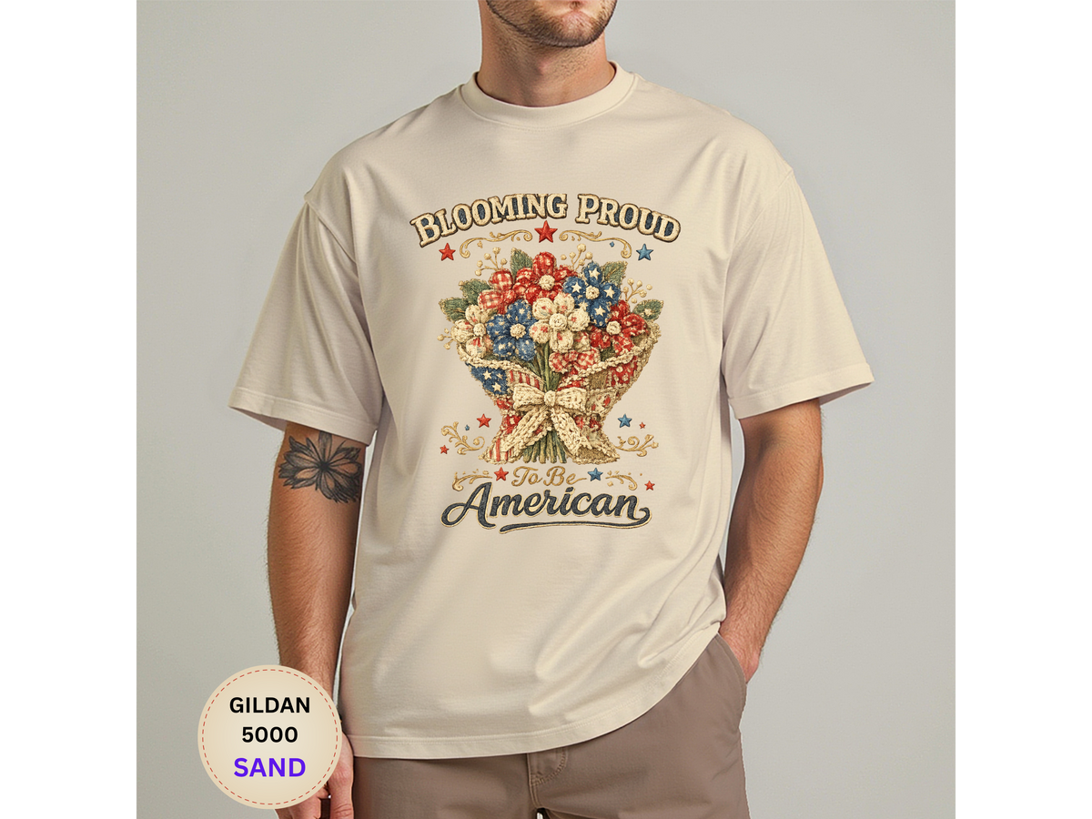 Blooming Proud to Be American T-Shirt