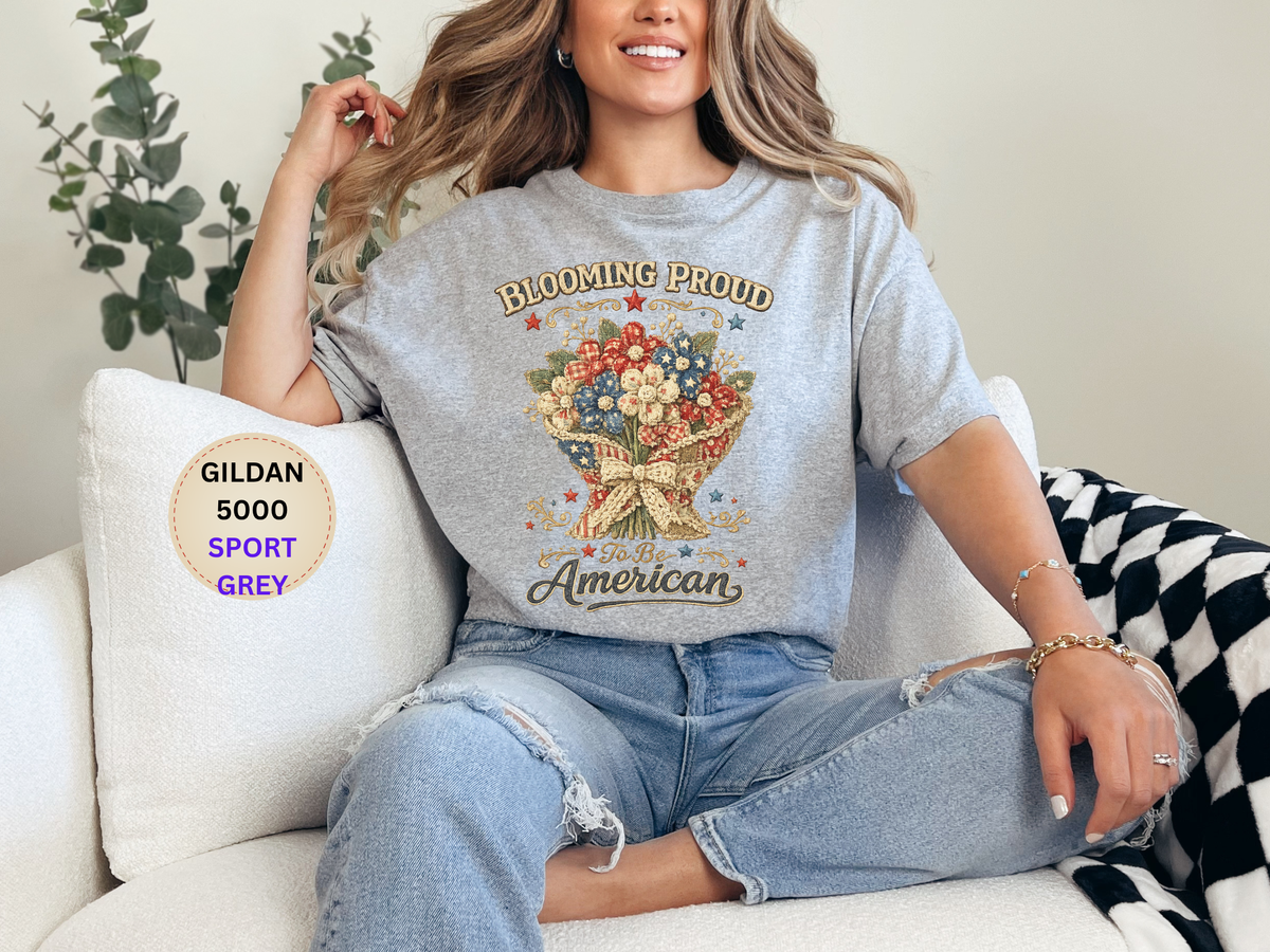 Blooming Proud to Be American T-Shirt
