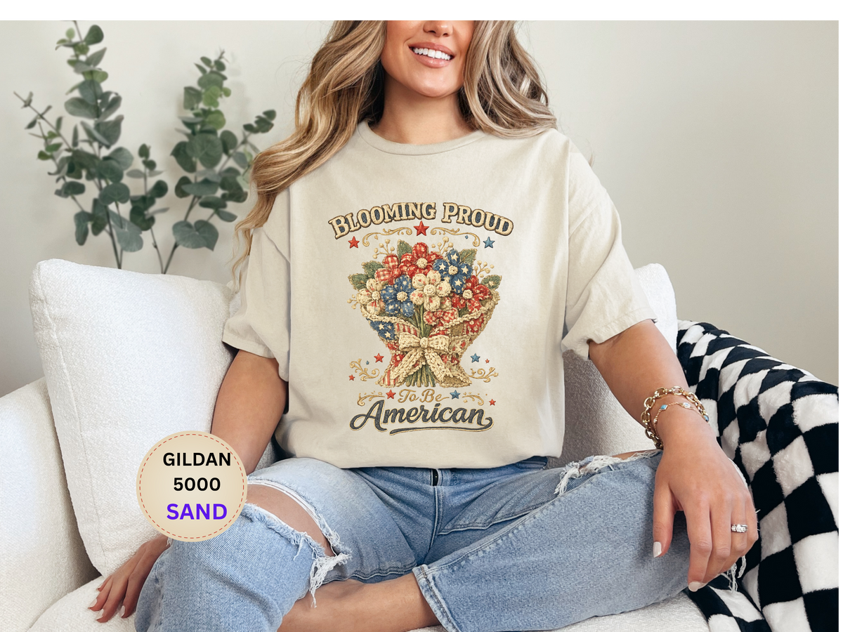 Blooming Proud to Be American T-Shirt