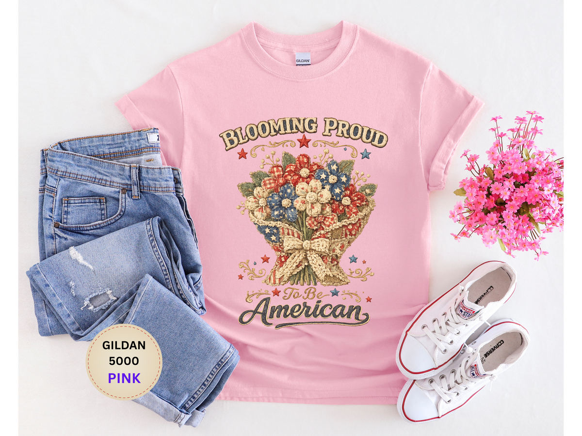 Blooming Proud to Be American T-Shirt