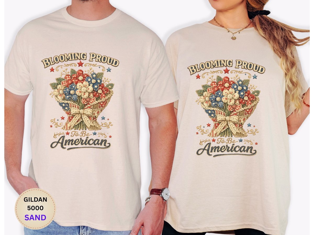Blooming Proud to Be American T-Shirt