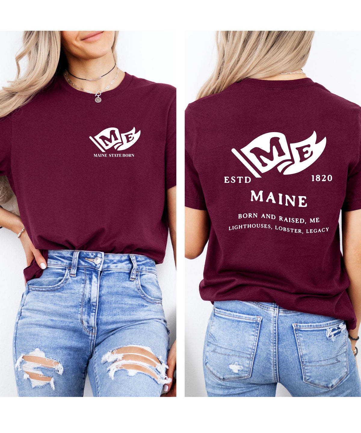 Louisiana Born & Raised T-Shirt – Bayou State Roots, Front & Back Design