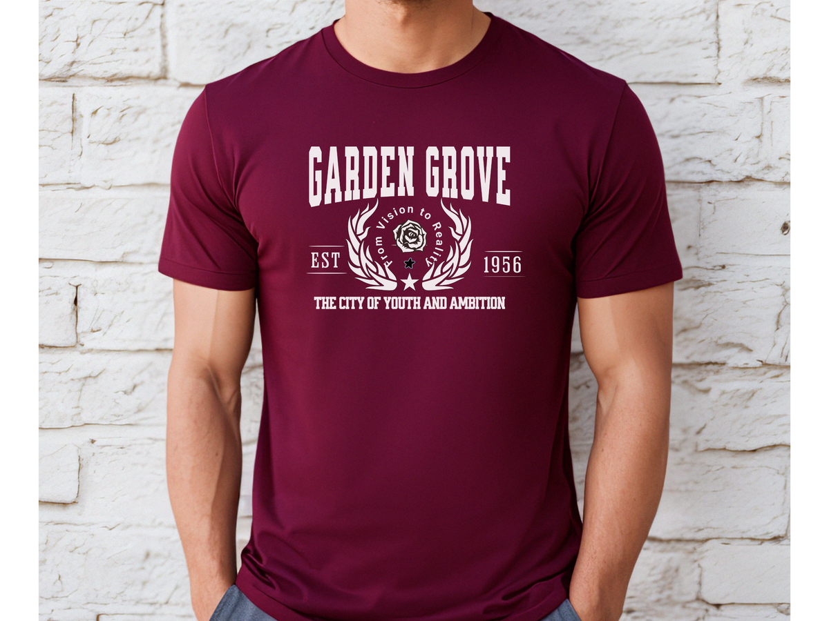California City Legacy T-Shirt – Garden Grove Edition | "The City of Youth and Ambition" Unisex OC Tee
