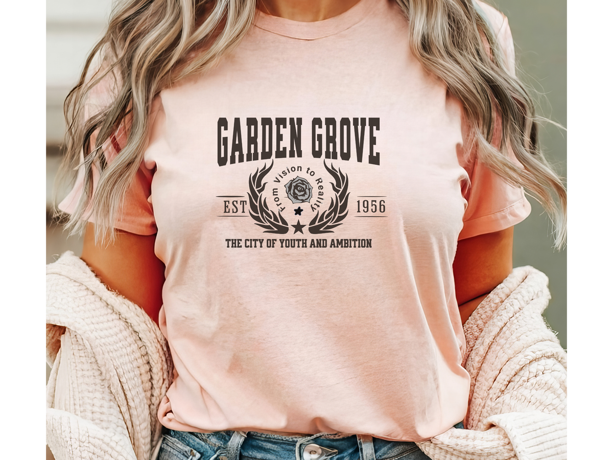 California City Legacy T-Shirt – Garden Grove Edition | "The City of Youth and Ambition" Unisex OC Tee