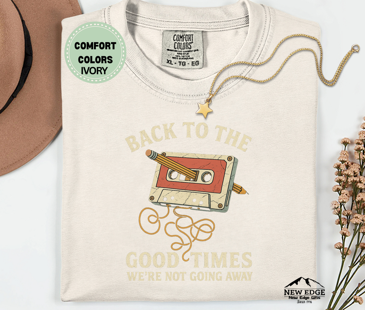 "Back to the Good Times" Retro Tape T-Shirt – Vintage Vibes Forever