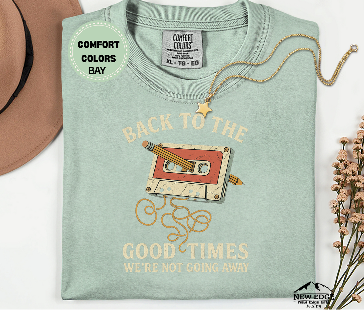 "Back to the Good Times" Retro Tape T-Shirt – Vintage Vibes Forever