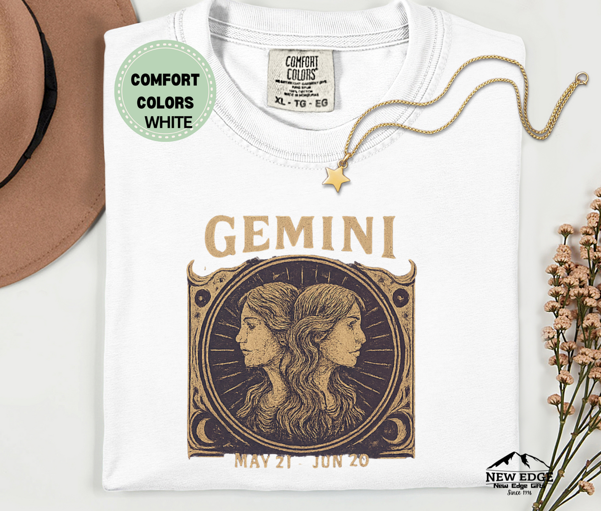 Gemini Zodiac Graphic T-Shirt – Dual Nature, Bold Style