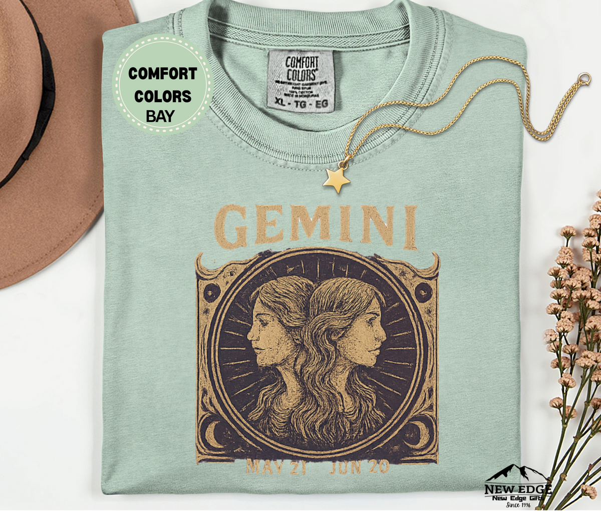Gemini Zodiac Graphic T-Shirt – Dual Nature, Bold Style