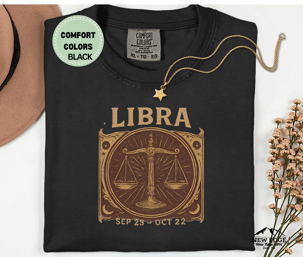 Libra Zodiac T-Shirt | Unisex Astrology Graphic Tee
