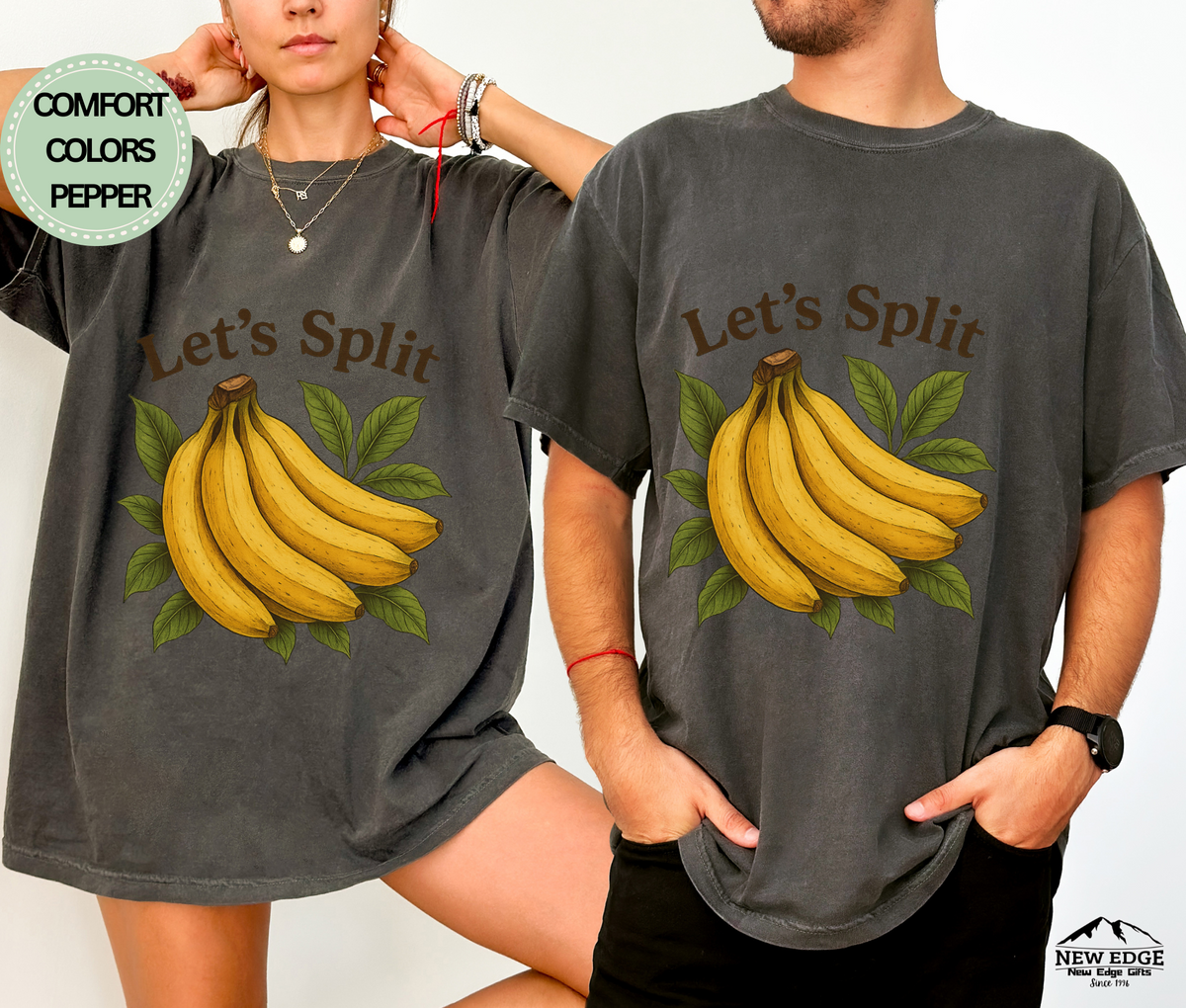 Let’s Split Banana T-Shirt | Funny Fruit Pun Graphic Tee