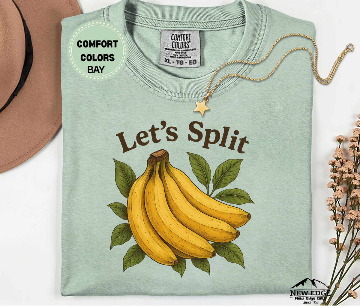 Let’s Split Banana T-Shirt | Funny Fruit Pun Graphic Tee