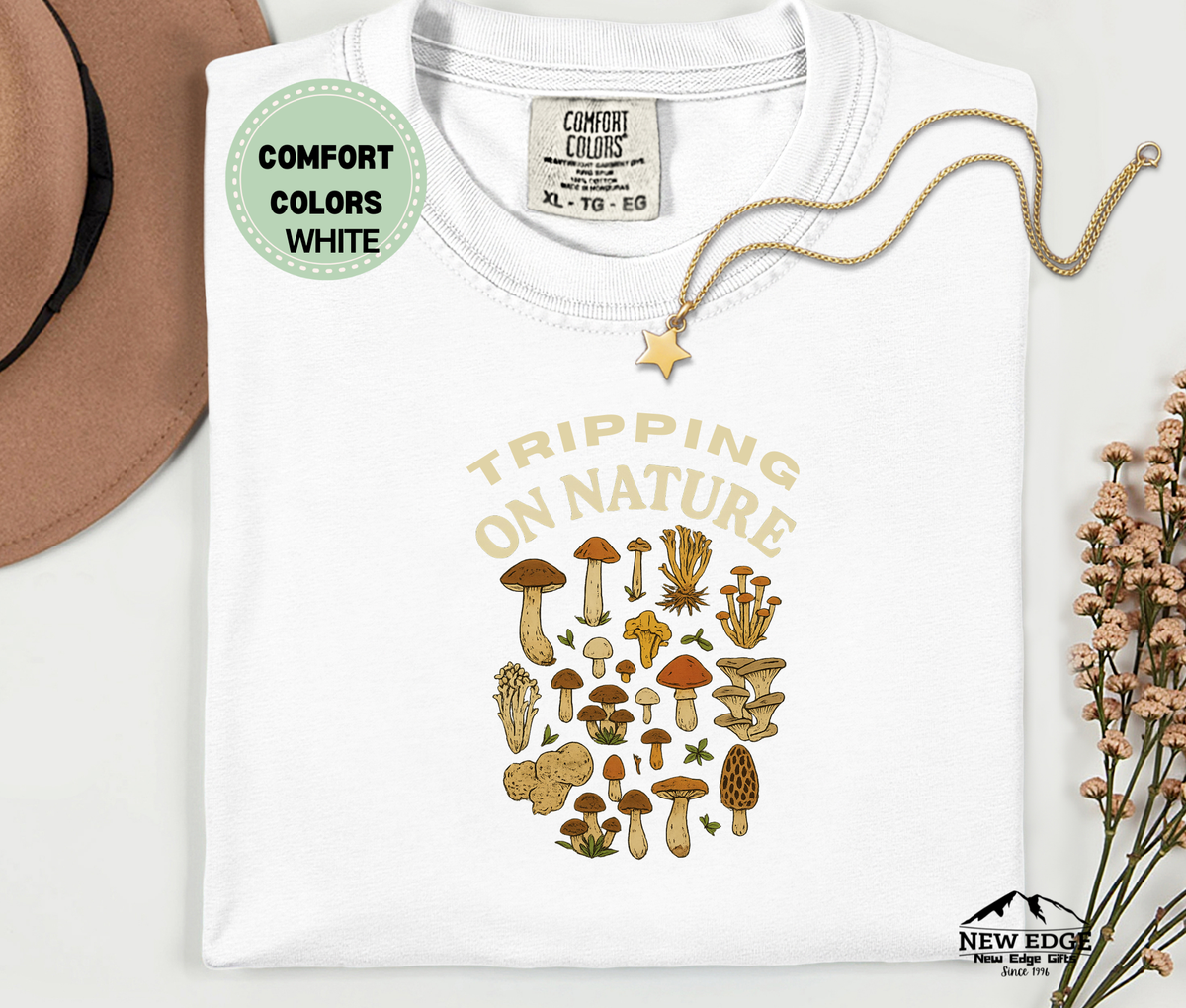 Tripping on Nature T-Shirt | Psychedelic Mushroom Graphic Unisex Tee