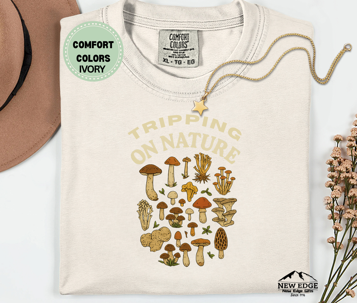 Tripping on Nature T-Shirt | Psychedelic Mushroom Graphic Unisex Tee