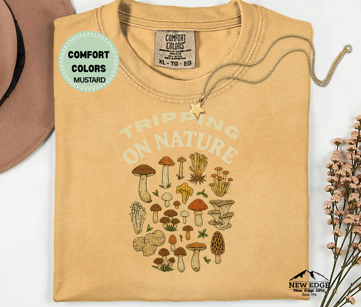 Tripping on Nature T-Shirt | Psychedelic Mushroom Graphic Unisex Tee