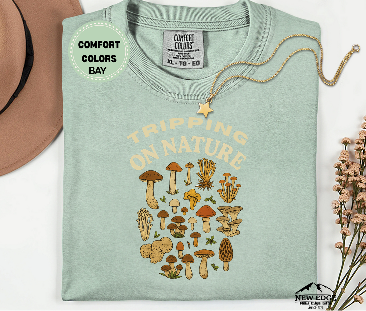 Tripping on Nature T-Shirt | Psychedelic Mushroom Graphic Unisex Tee