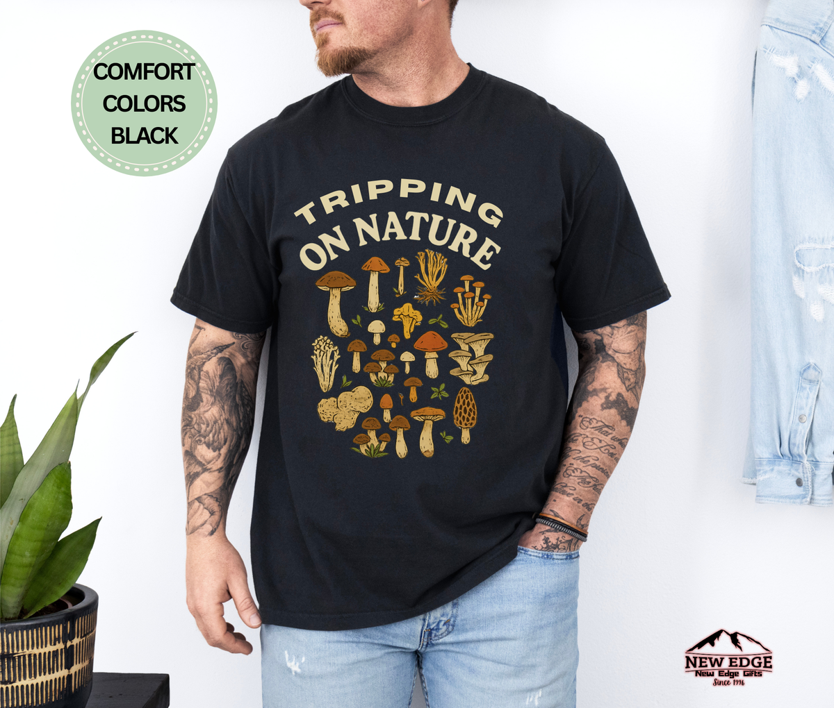Tripping on Nature T-Shirt | Psychedelic Mushroom Graphic Unisex Tee