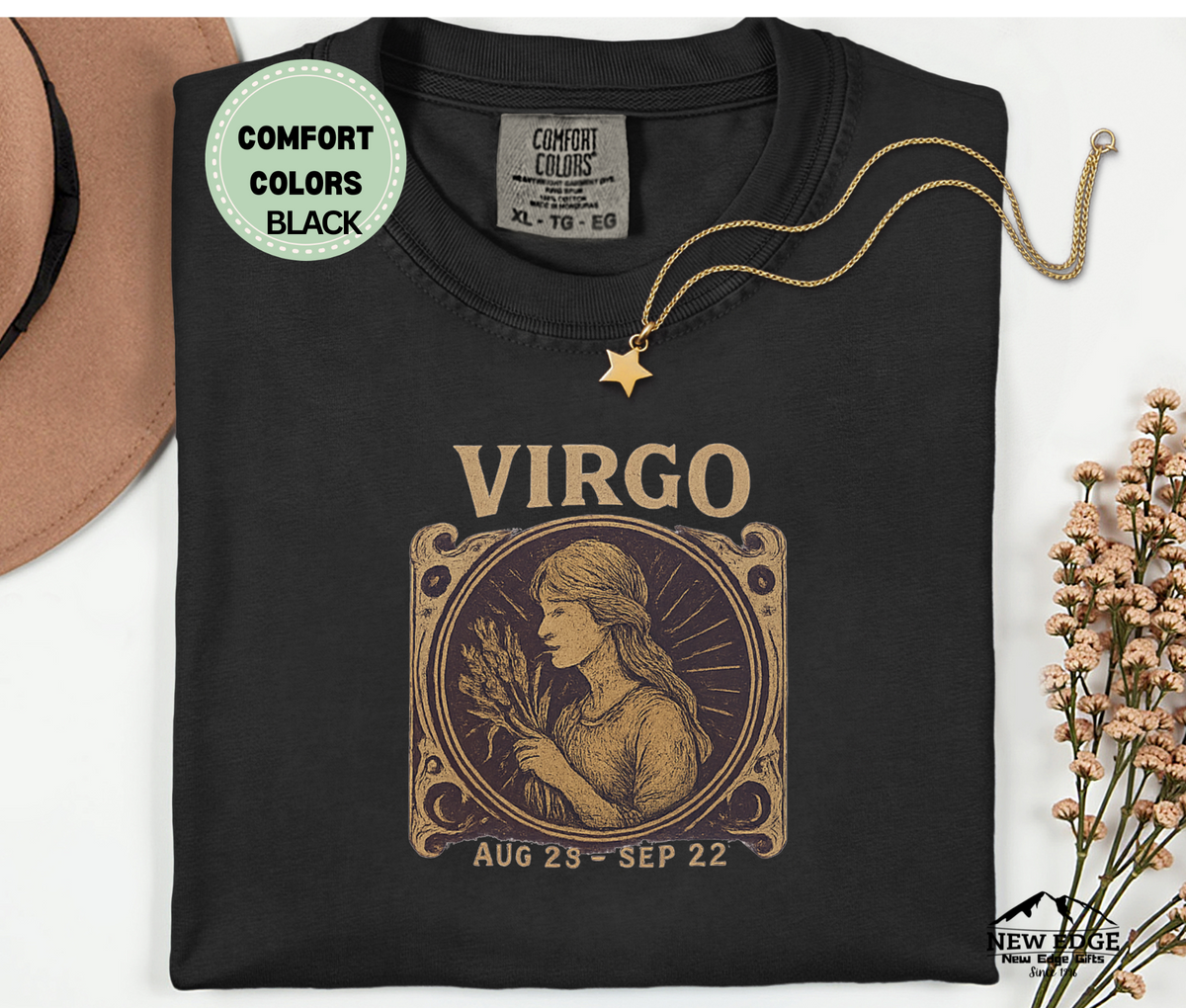 Virgo Zodiac T-Shirt | Unisex Astrology Horoscope Graphic Tee