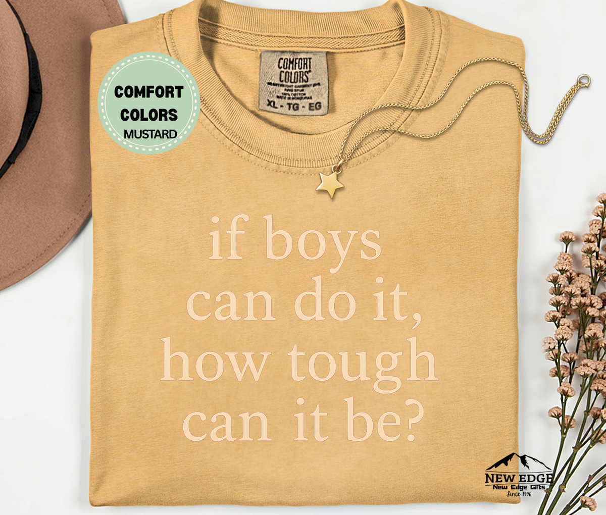 If Boys Can Do It" Graphic T-Shirt – Bold & Empowering Statement Tee