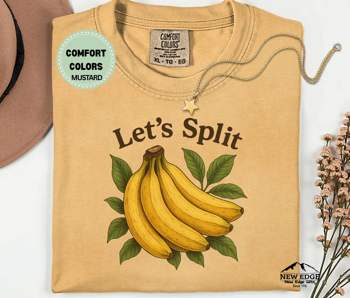 Let’s Split Banana T-Shirt | Funny Fruit Pun Graphic Tee