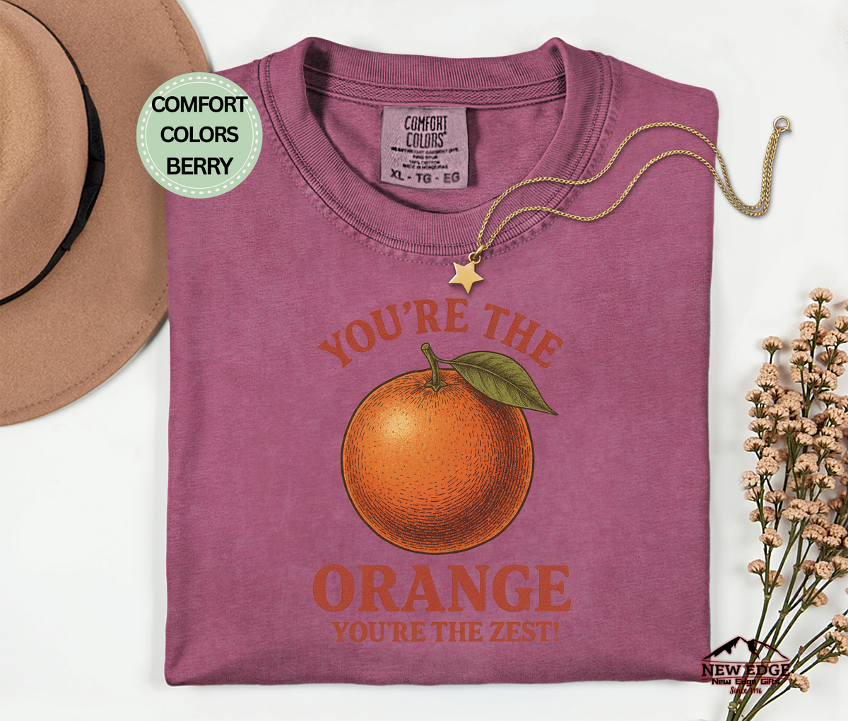 You’re the Orange You’re the Zest T-Shirt | Funny Fruit Pun Couples Unisex Tee