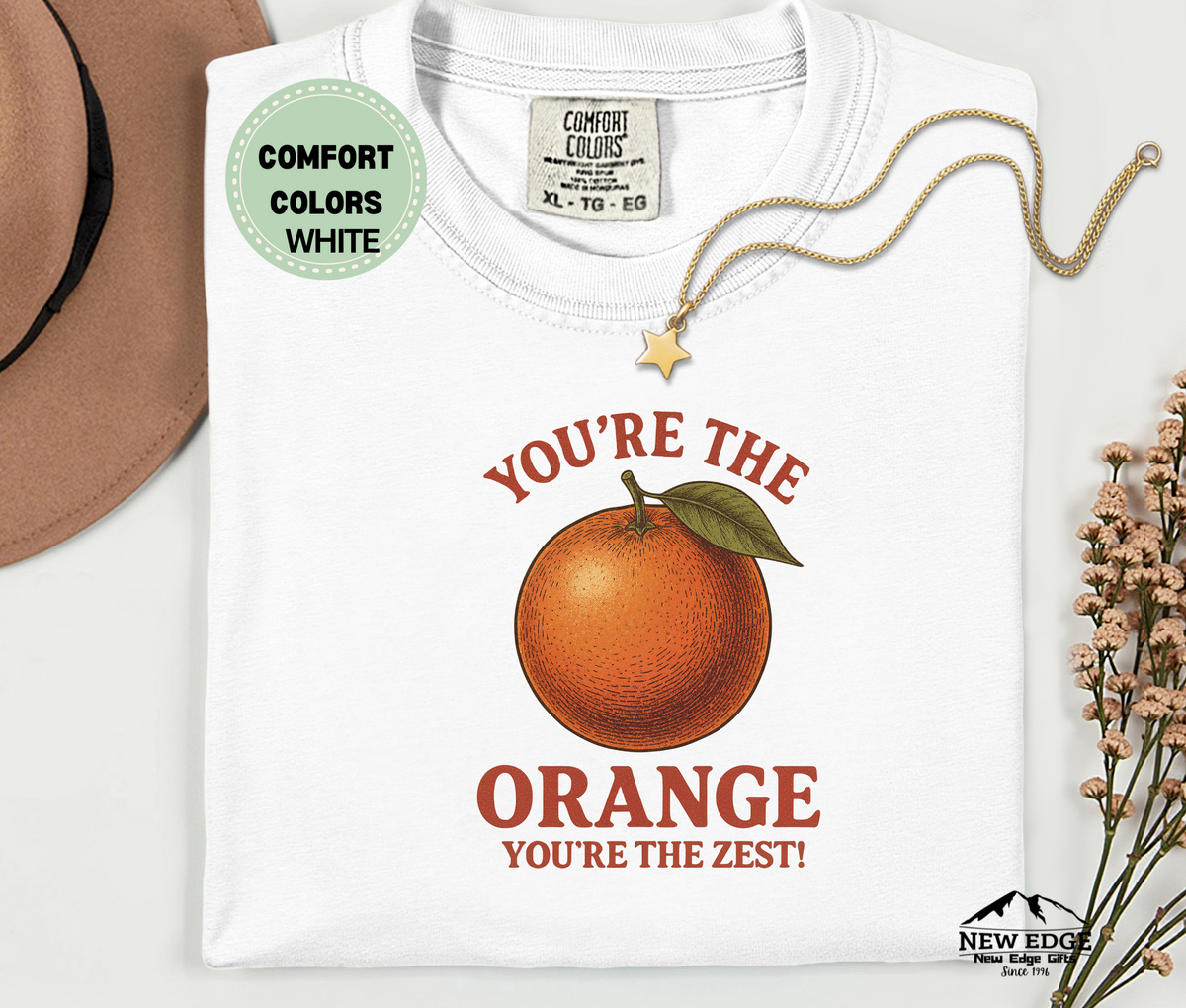 You’re the Orange You’re the Zest T-Shirt | Funny Fruit Pun Couples Unisex Tee