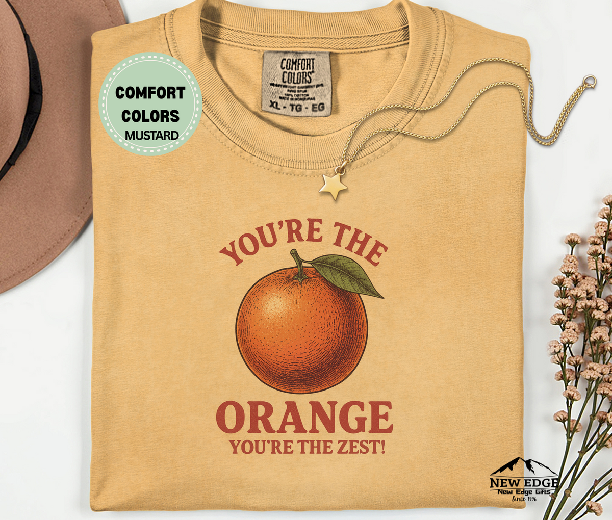 You’re the Orange You’re the Zest T-Shirt | Funny Fruit Pun Couples Unisex Tee