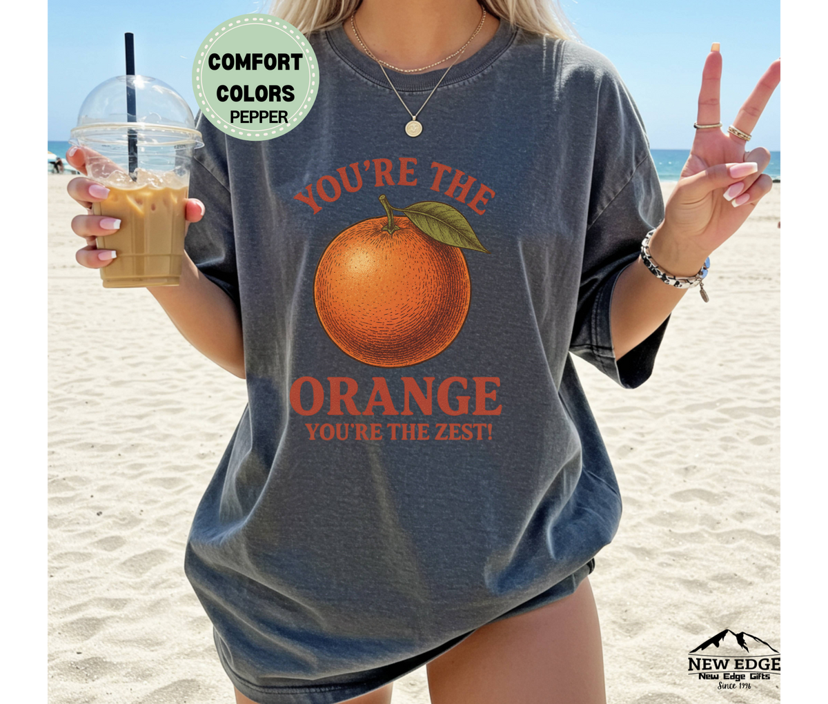 You’re the Orange You’re the Zest T-Shirt | Funny Fruit Pun Couples Unisex Tee