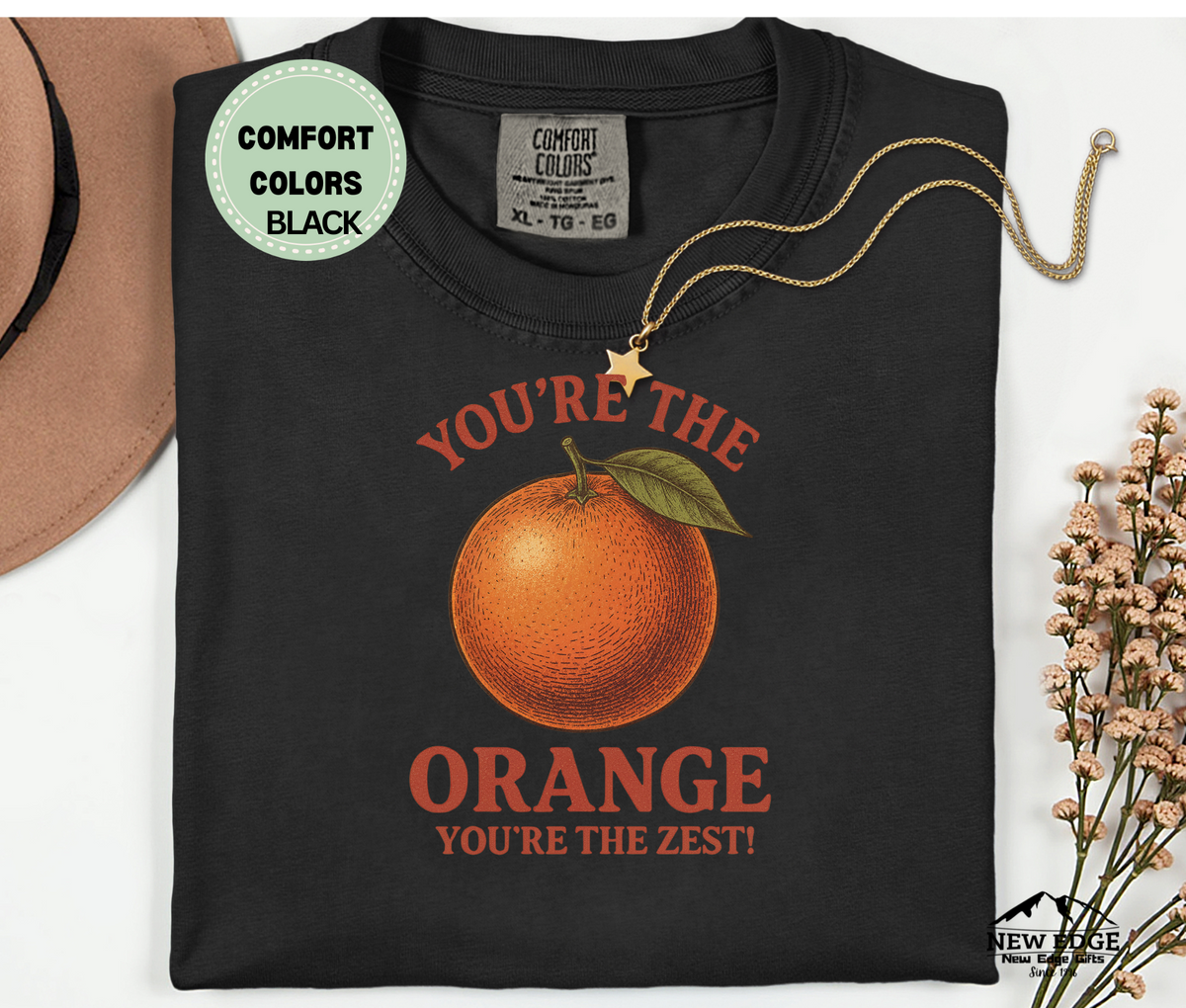You’re the Orange You’re the Zest T-Shirt | Funny Fruit Pun Couples Unisex Tee