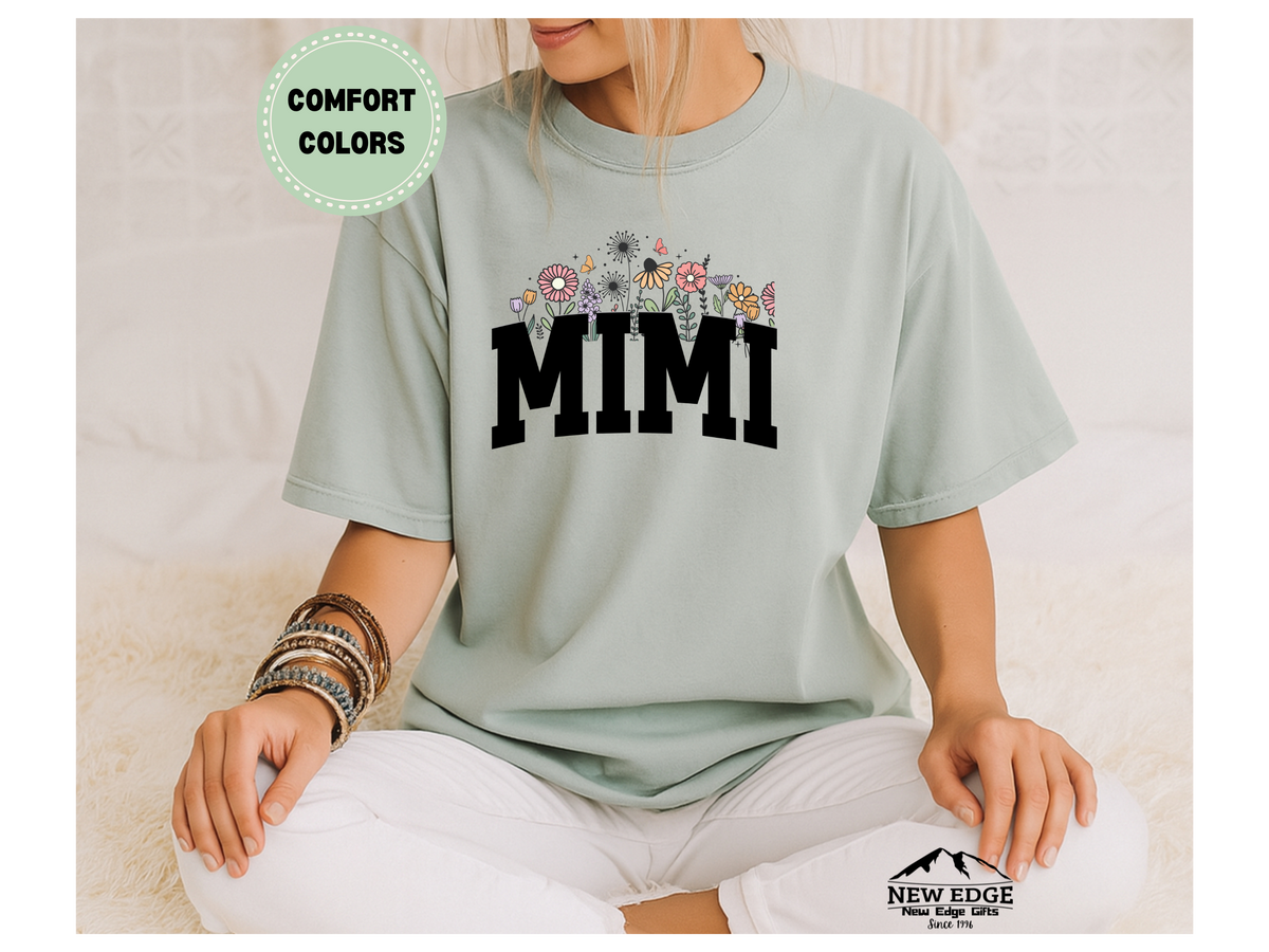 Comfort Colors Mimi T-Shirt | Cute Grandma Graphic Tee | Gift for Mimi